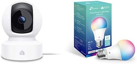 Kasa Smart Action Bundle: Camera (EC70) trigger Light (KL125) when motion detected