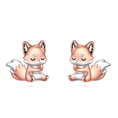 Animal Earrings for Women 925 Sterling Silver Stud Earrings Cute Animals Jewelry Gifts for Women