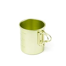 GSI Outdoors Bugaboo Cup - Ultralight Aluminum Camping & Backpacking Mug with Folding Handles - Hot Coffee, Tea, Soup (14oz)
