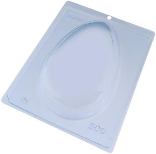 Plain Easter Egg 3-Part Chocolate Mold 500g Shell (BWB)
