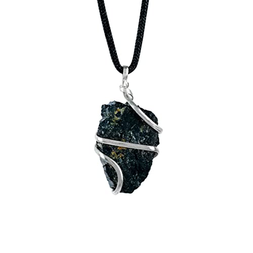 PYOR Crystal Reiki Healing Pendant Necklace Good Luck Gems Prosperity Wealth Natural Gemstone Pendants Necklaces Good Luck Gems Spiritual Gifts