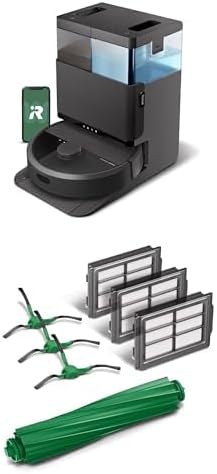 Bundle of iRobot Roomba Plus 405 (G181) Combo Robot Vacuum & Mop with AutoWash Dock + iRobot Roomba Authentic Replacement Parts Robot Replenishment Kit