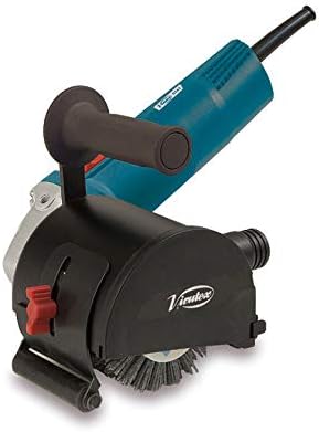 Virutex ST62 Brush Sander 1400W Electric Brush Sander for Wood, Metal & Stone, Paint Removal, Surface Structuring & Polishing Machine with Variable Speed