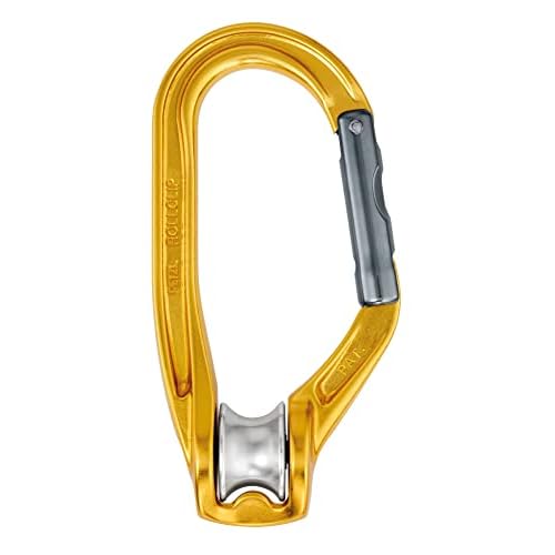 Petzl ROLLCLIP A Pulley Carabiner - Non-Locking Gate Side Opening