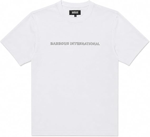 Barbour International Men's Outline T-Shirt White