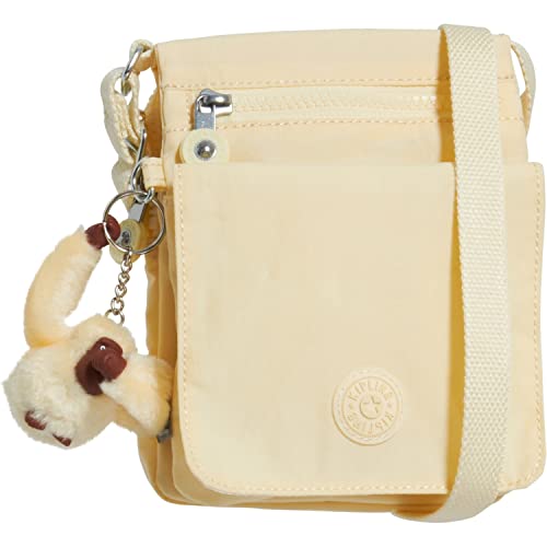 Kipling Womens New Eldorado Minibag, Lightweight Crossbody, Nylon Travel Bag, Lemon Glaze
