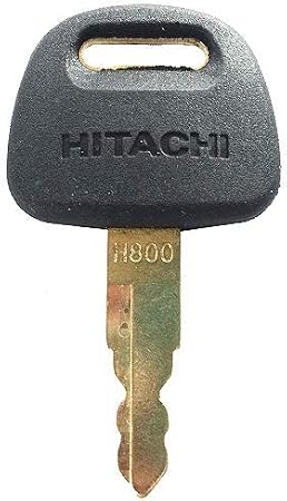 Replacement for Hitachi John Deere Excavator Ignition Key AT194969 H800 Black: 2 Keys