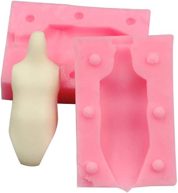 3D Dolls Body Model Man Woman Male Female Child Body Silicone Fondant Molds Plaster Clay Mold Chocolate Biscuit Sugar Craft Mould DIY Cake Decorating Supplies Baking Tools Body 11