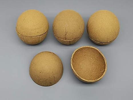 4pc 4" Paper Firework Ball Shells Craft Hemispheres