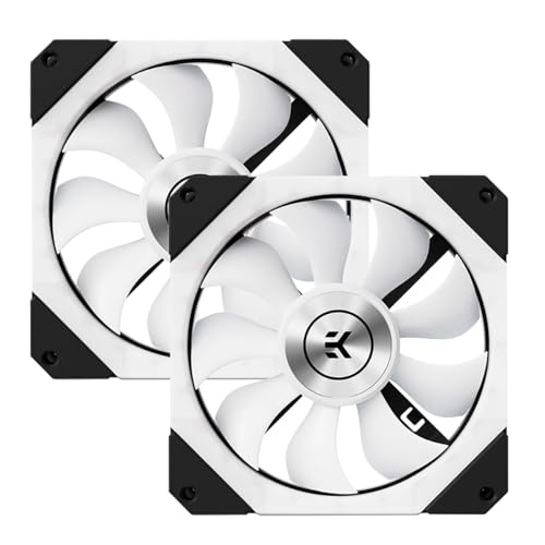EKWB EK-Quantum Impulse 120 D-RGB 120mm Fan, 400-1800 RPM, Black, 2-Pack