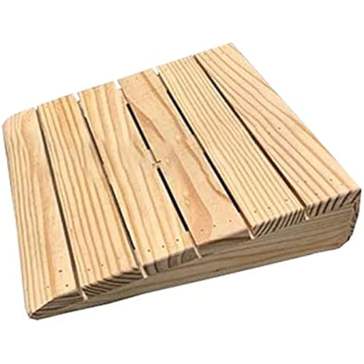 Wood Entry Ramp 3456 Inch Rise, Home Doorways Door Threshold Ramp for WheelchairsStairs, Non-Slip Curb Ramps Size : 38.83515cm