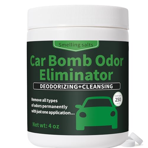 Car Bomb Odor Eliminator 4 oz Odor Neutralizer for Home & Cars Eliminates Smoke, Pet, and Food Odors Treats Vehicle Interiors Up to 250 Cubic Feet