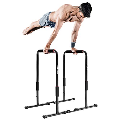 Cozy Castle Dip Station dip bars fitness for home, Adjustable parallel Bars for Home Use,600-lbs Multifunctional Dip Stand Station,Workout Dip bar Station, Detachable Workout Equipment