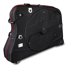 NOOYAH Bike Travel Case Hardshell Bicycle Airplane Travel Bag Lightweight & Durable Cycling EVA Pod with TSA Lock for Road and MTB Bikes Transport