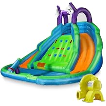 Cloud 9 Bounce House for Kids with Climbing Wall, Water Slide, and Pool - Includes Blower