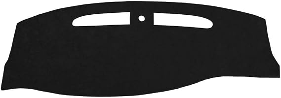 Dash Cover Compatible with 1970-1972 Chevy Chevelle | Suede, Black, Custom-Fit Dashboard Protector, UV Protection, Accommodates Factory Dashboard Features