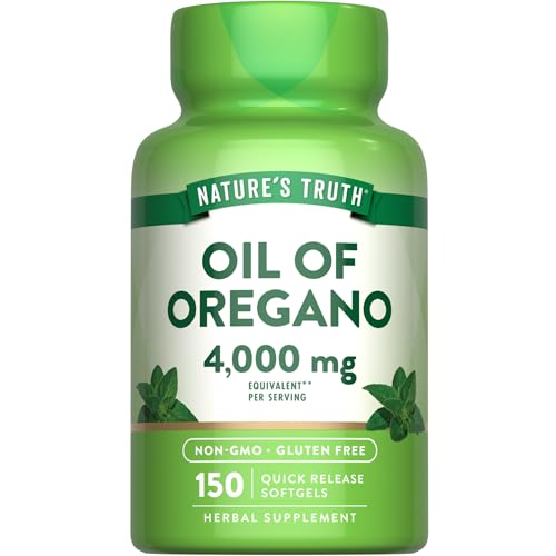 Natures Truth Oil of Oregano Softgels | 150 Count | Non-GMO & Gluten Free Herbal Supplement