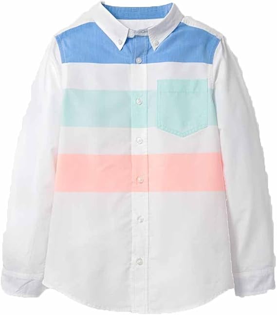 Cat & Jack Boys' Long Sleeve Woven Button-Down Shirt -