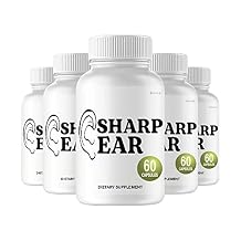 (5 Pack) Sharp Ear - Sharp Ear Advanced Tinnitus Support Supplement (300 Capsules)