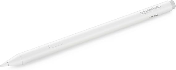 Kobo Stylus 2 | İşaretleme, Not Yazma ve Dikkat Etme | USB-C üzerinden şarj edilebilir | 7 inç Libra Color eReader ve Kobo Sage eReader ile uyumlu (beyaz)