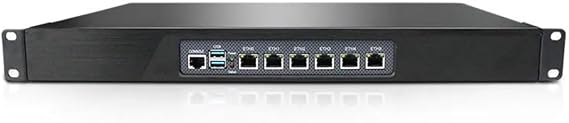 Partaker 1U Firewall Appliance, OPNsense, VPN, Firewall Hardware, Router PC, Intel N5105, S03, AES-NI, 6 x 2.5GbE I226-V, Console, VGA, DDR4 4G RAM, 128G SSD