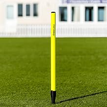 FORTRESS Cricket Target Stump | Spring-Back Design for Bowling & Fielding Drills Durable PVC Stump with Steel Ground Spike Ideal for Cricket Training
