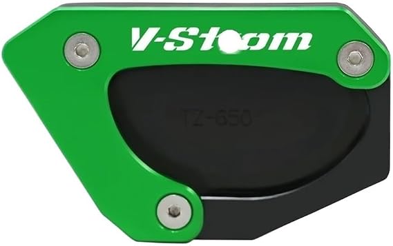 Kickstand Pad For Su&zuki V-strom 650XT DL650 2004-2023 Motorcycle Kickstand Foot Side Stand Enlarge Extension Plate Pad Motorcycle Accessories