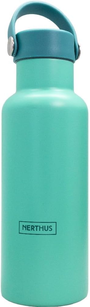 NERTHUS FIH 1417 Thermal Bottle with Screw Cap 500 ml Double Walled Stainless Steel, Superior Insulation