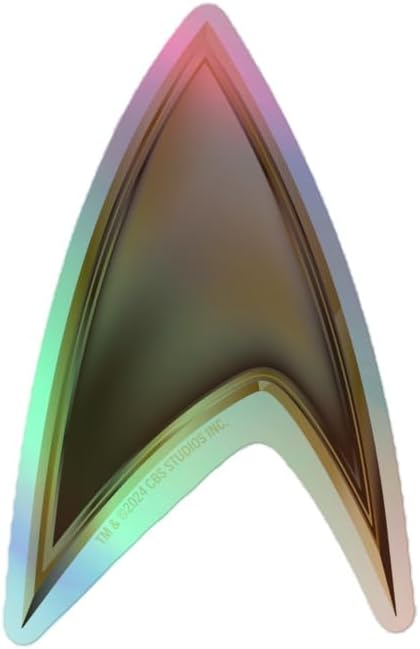 Star Trek Universe Delta Holographic Sticker 4 in x 4 in - Officially Licensed