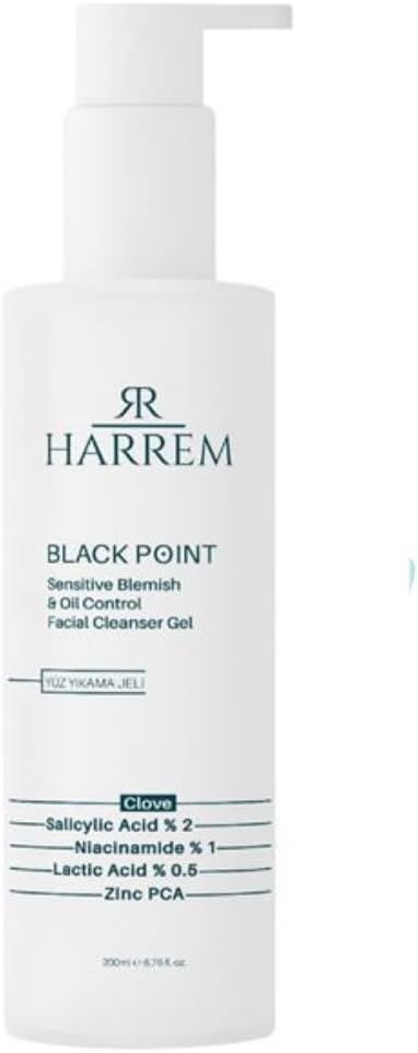 Akneli&Yağlı Cilt Tipleri için Hassas Yüz Yıkama Jeli 200 ML Black P.int
