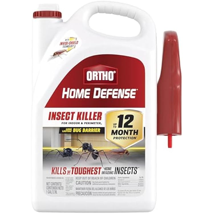Ortho Home Defense Insect Killer for Indoor and Perimeter2, Controls Ants, Roaches, Spiders and More, 1 gal