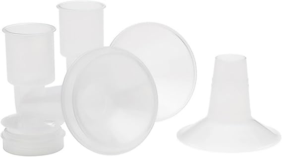 Ameda CustomFit Breast Pump Flanges (2) 30.5mm Flanges & (2) 28.5mm Inserts