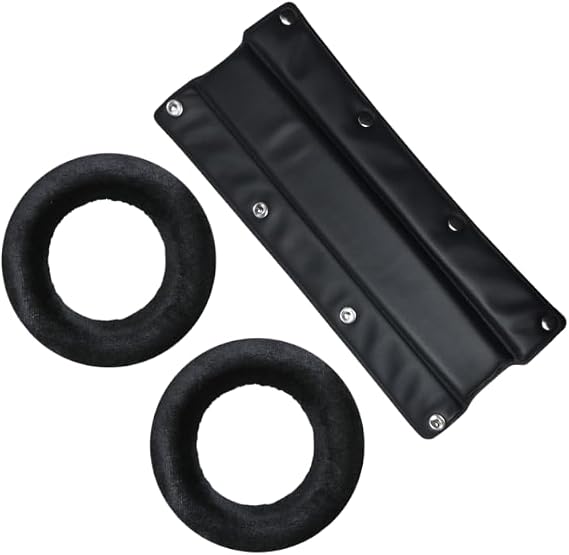 beyerdynamic EDT 770 VB Ear Pad Set Velour in Black and beyerdynamic Leatherette Replacement Buttonable Headband