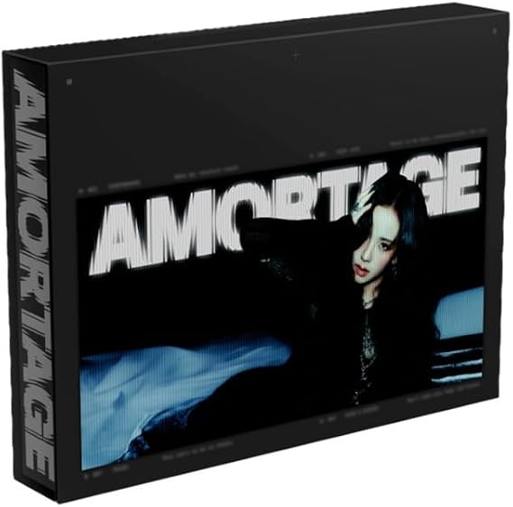 JISOO BLACKPINK AMORTAGE [ EXCLUSIVE EDITION Ver. ] 1st Mini Album (BLACK Ver.)
