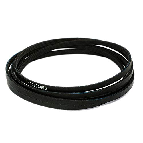 134503600 Clothes Dryer Drum Belt Compatible for Frigidaire Replaces Part Numbers AP3865318, 5303283471, AH1148434, PS959964