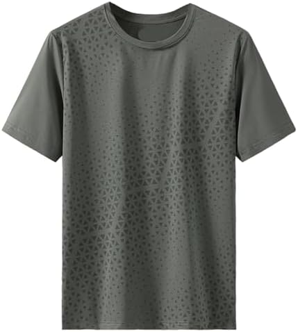 Mens UPF 50 Sun Shirts Short Sleeve Quick Dry UV Protection Rash Guard Tops Fishing Hiking Running Shirt Outdoor