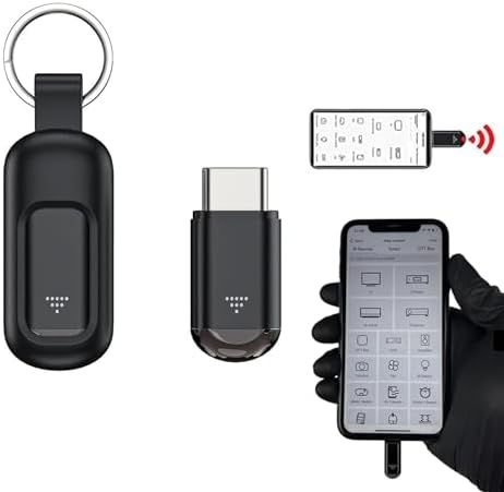 Hacking Device, Iflipper Zero Device, Hacking Remote, Hacking Tool, Device, Remote Type C, Infrared Controller (Black,for Type C)
