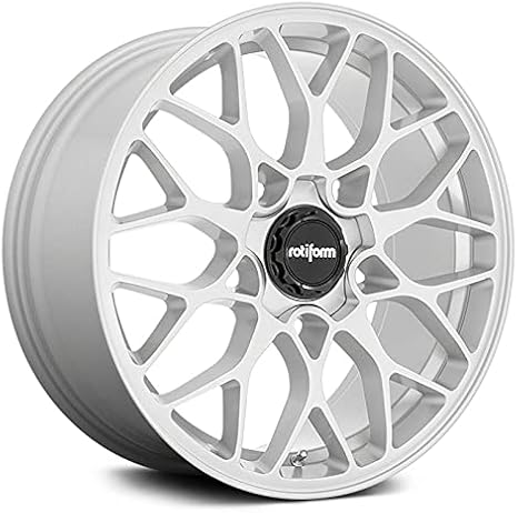 Rotiform SGN Custom Wheel - 20x10.5, +40 Offset, 5x114.3 Bolt Pattern, 72.7mm Hub - Gloss Silver Rim