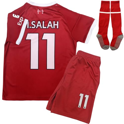 LeenBD Mo 2526 No #11 Kids Soccer Jersey Shirts Football Futbol Socks Set Youth Sizes