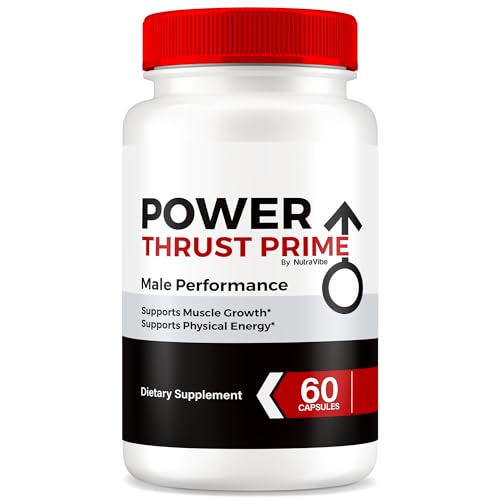 Power Thrust Prime Pills for Men, Premium PowerThrustPrime Blend with All-Natural Ingredients to Support Performance, Lasting Energy and Stamina, Easy-to-Swallow Male Formula 60 Capsules