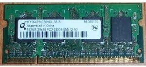 PC2-5300 200p 512mb SODIMM
