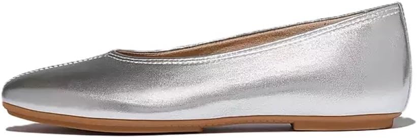 FitFlop Women's Delicato High-Cut Soft-Leather Ballet Flats