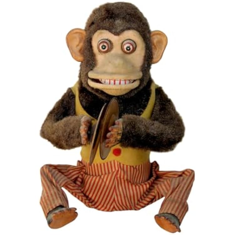 Cymbal Clapping Chimp Cardboard Cutout 60 x 29 in Life-Size Freestanding Standee with Easel Back