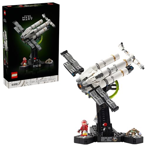 LEGO Icons Project Hail Mary Collectible Building Set For Adults - Room Or Office Decor For Men & Women - Gifts For Fans Of The Book - 11389