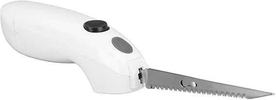 Electric Knife, Portable Cordless Electric Fillet Knife with Battery Powered Electric Fishing Knife for Carving Meat, Bread, Turkey, Ribs, Fillet, DIY, Steak