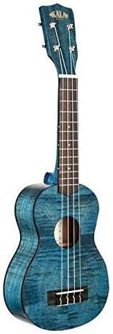 Kala KA-SEMB Exotic Mahogany Soprano Ukulele - Blue