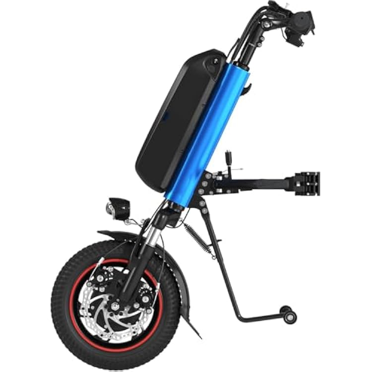 Electric Handcycle Wheelchair Attachment Kit,For Upgrading Manual Wheelchair To Electric Wheelchair,Wheelchair Pull Device,Wheelchair Electric Drive Head,A6