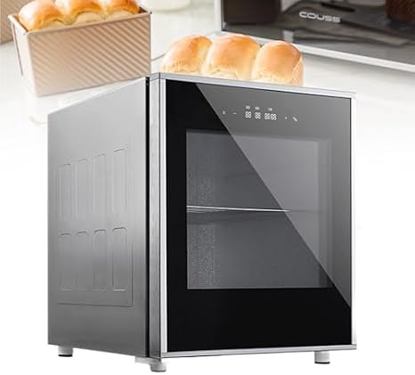 Sourdough Proofing Basket with Electric Dough Maker, Adjustable Temperature Fermentation Chamber for Perfect Bread Making, Non-Stick and Waterproof Design