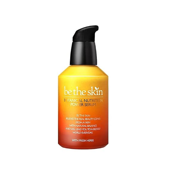 Be The Skin Botanical Nutrition Power Serum - Formulated for excessively dry skin with fresh Korean herbs, papaya, licorine root & royal jelly to impart moisture and radiance to dry, dull skin - Best facial product for Women with dry skin