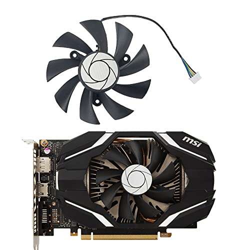 85mm DC12V 0.55A HA9015H12F-Z GTX1060 GTX950 Graphics Card Fans for MSI GTX 1060 6G OCV1, 4Pin GPU Fans for MSI GTX 950 R7 360 2GD5